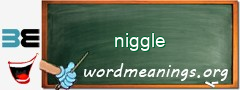 WordMeaning blackboard for niggle